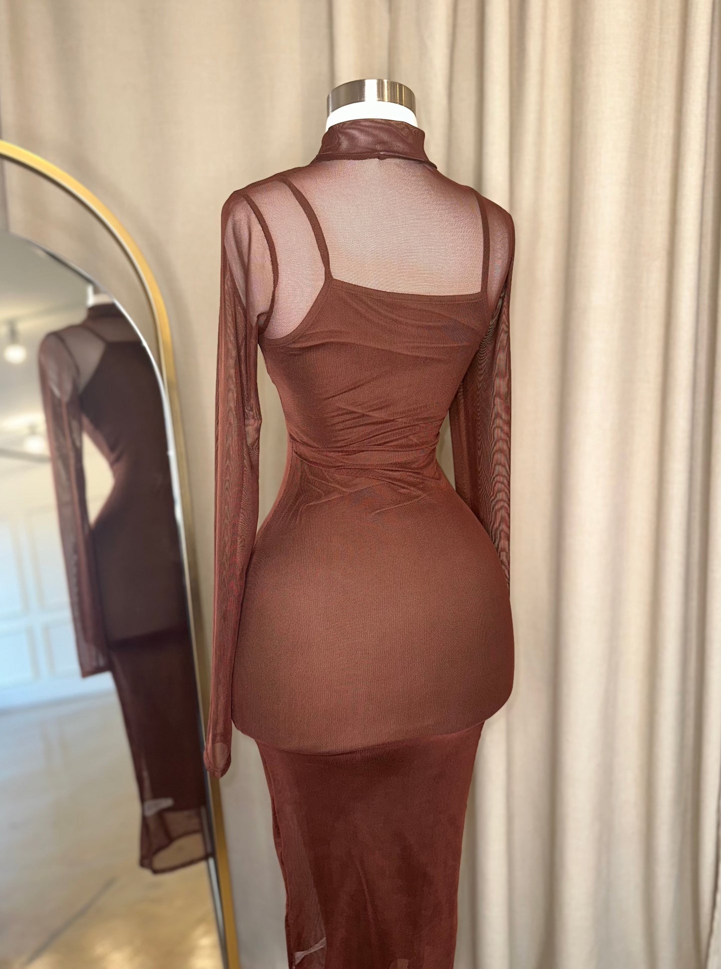 Amada Dress - Brown