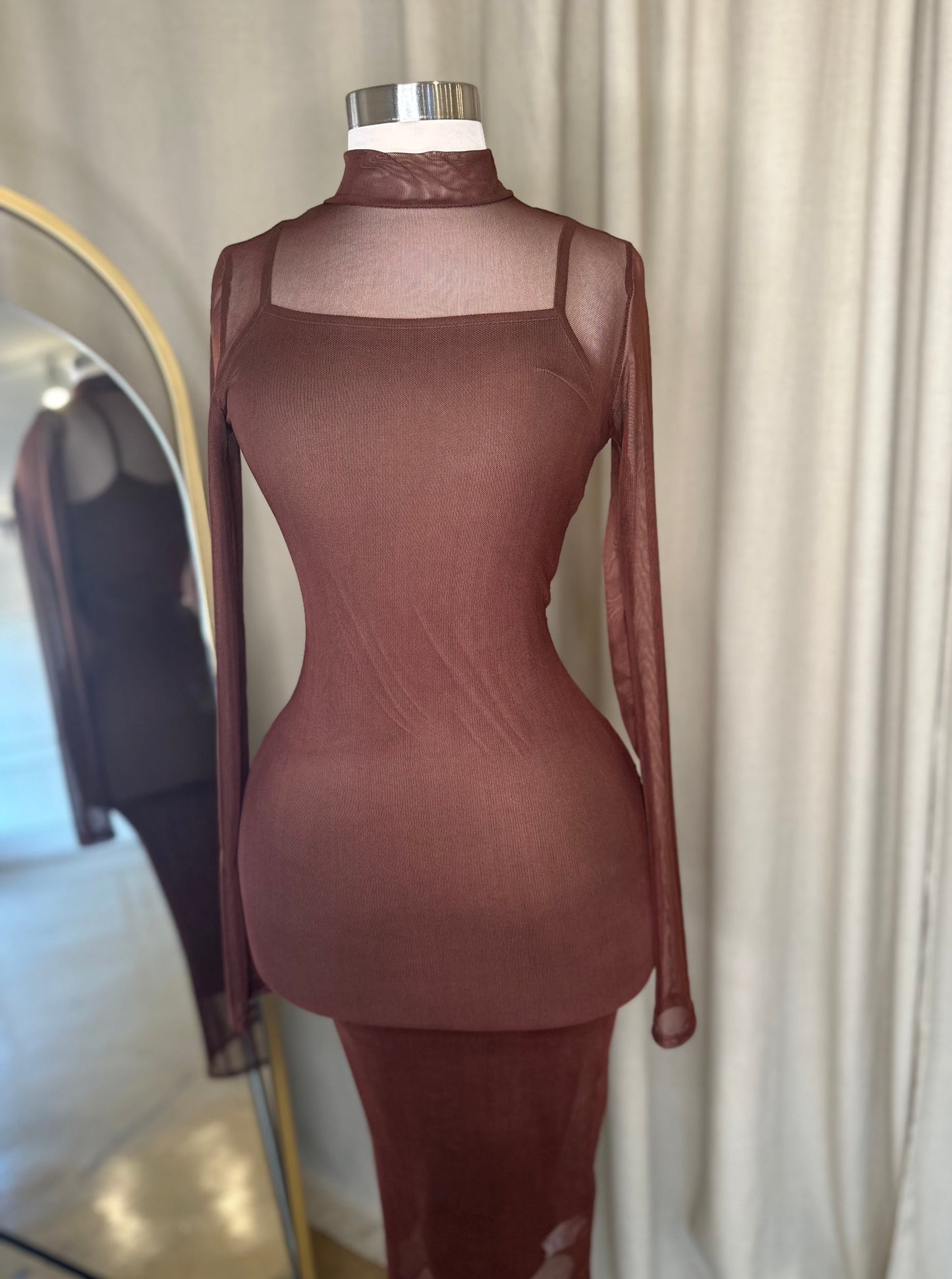 Amada Dress - Brown
