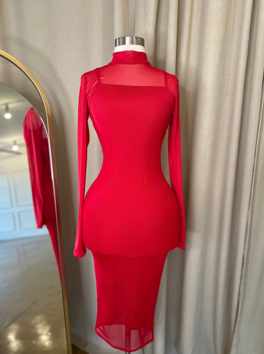 Amada Dress - Red